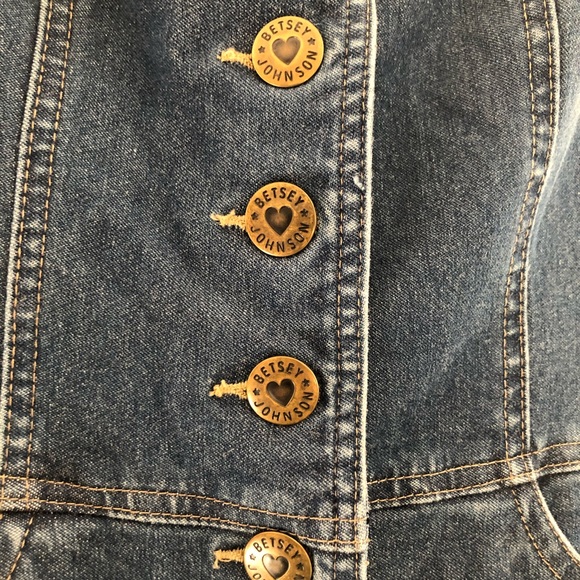 Betsey Johnson Denim Romper - Picture 2 of 4